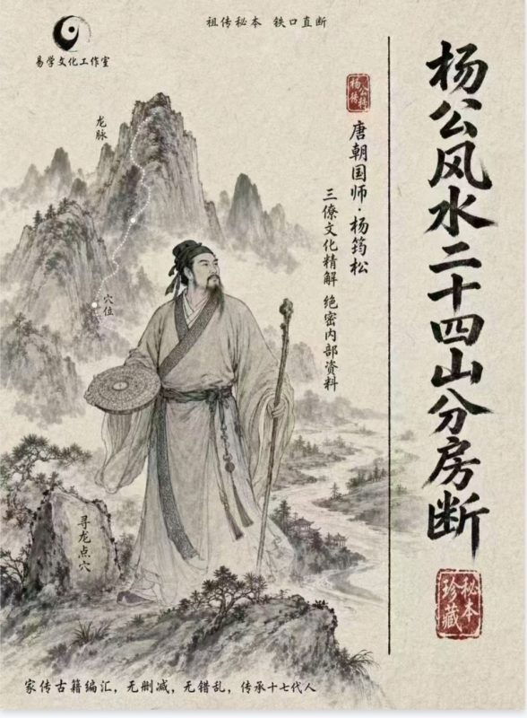 5米结缘杨公风水二十四山分房断-五米古籍舍