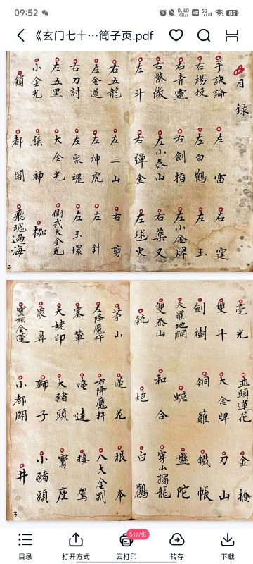 5米-《玄门七十二手诀》-五米古籍舍